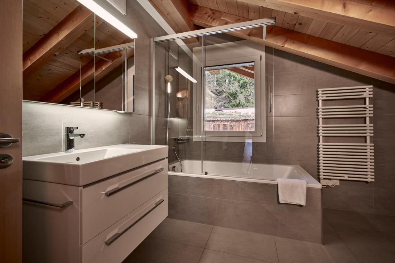 Chalet Bergfrieden Penthouse Wengen Buitenkant foto